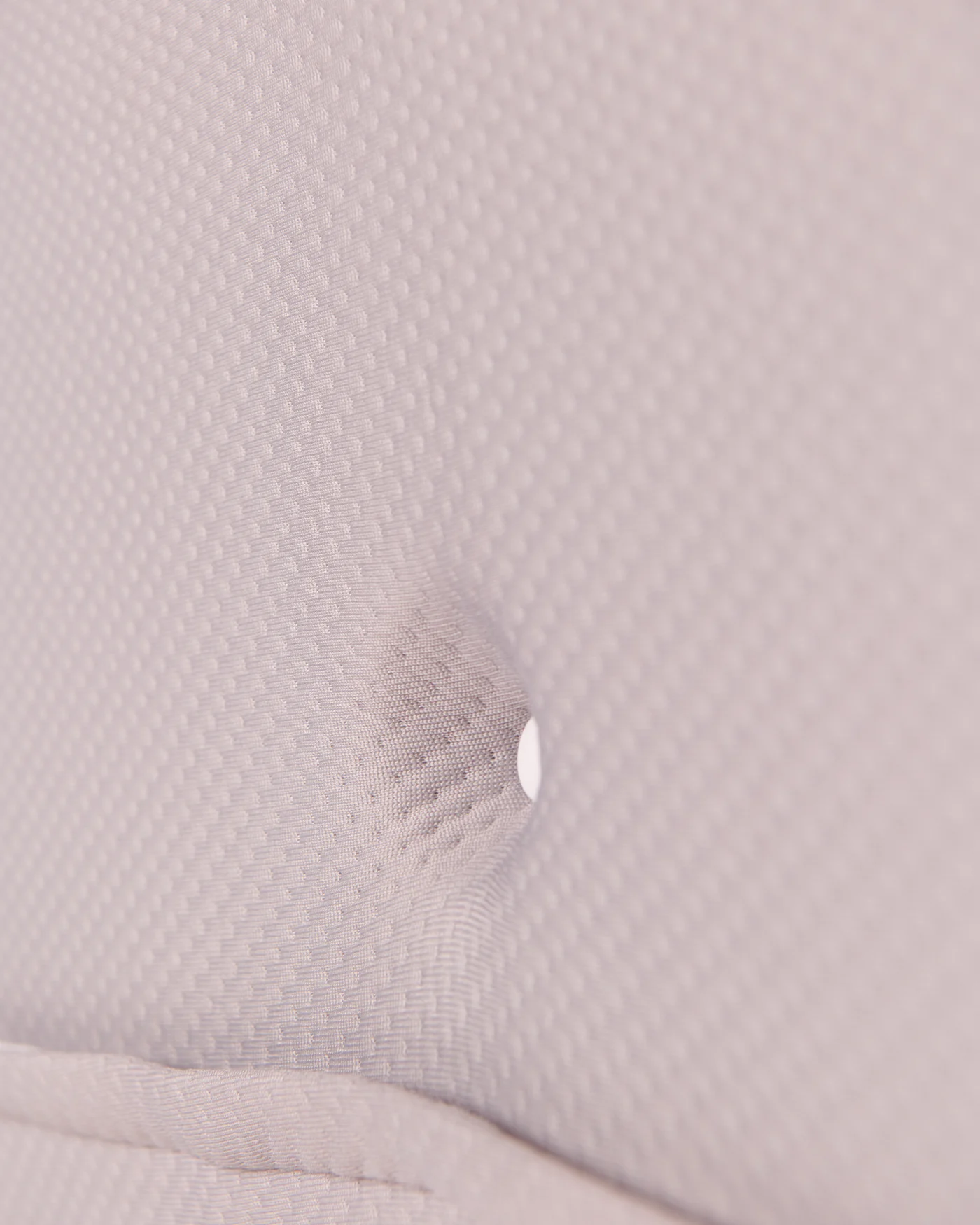 Close studio detail of the pillow center
